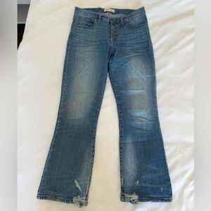 Madewell Cali Demi-Boot Jeans with Distressed Hem